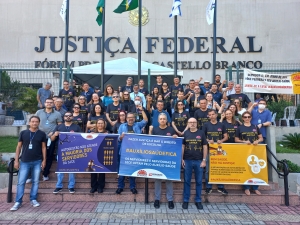 Servidores da Justiça Federal no Ceará realizam novas paralisações contra a retirada do auxílio-saúde