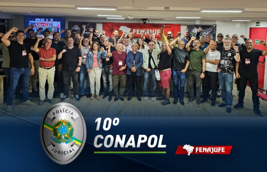 Sintrajufe/CE marca presença no 10º Encontro Nacional da Polícia Judicial da Fenajufe
