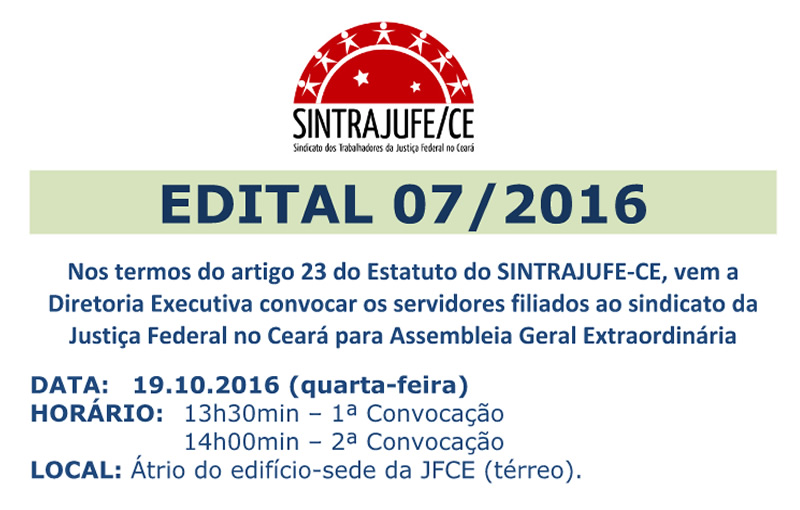 EDITAL 07/2016