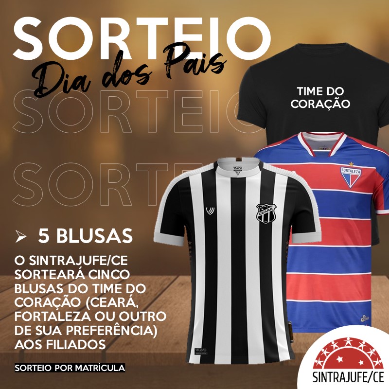 CONFIRA OS GANHADORES DO SORTEIO DE DIA DOS PAIS COM O TIME DO CORAÇÃO