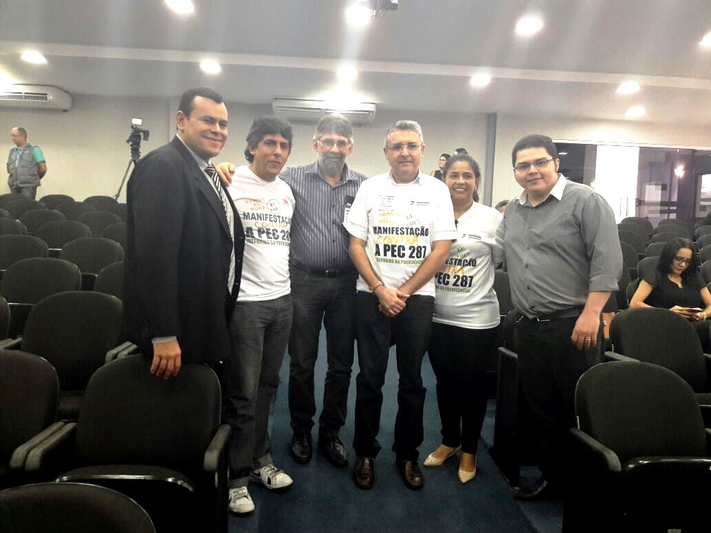 SINTRAJUFE/CE participa de Audiência Pública para discutir a Reforma da Previdência Social na Câmara Municipal de Fortaleza/CE.