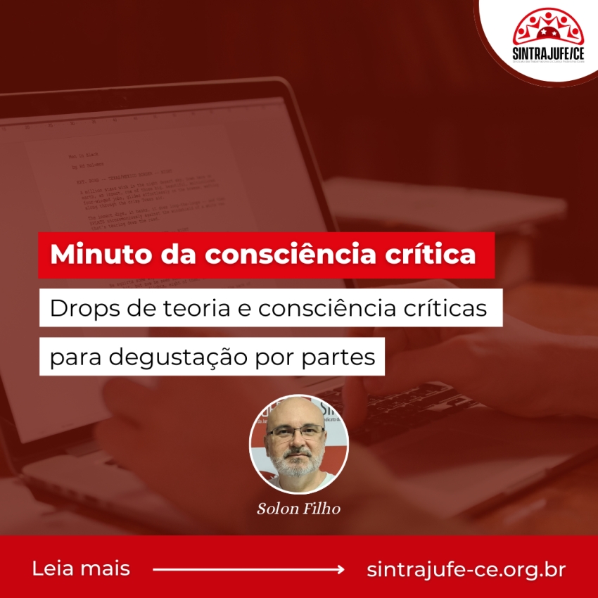 Minuto da consciência crítica: Drops de teoria e consciência críticas para degustação por partes