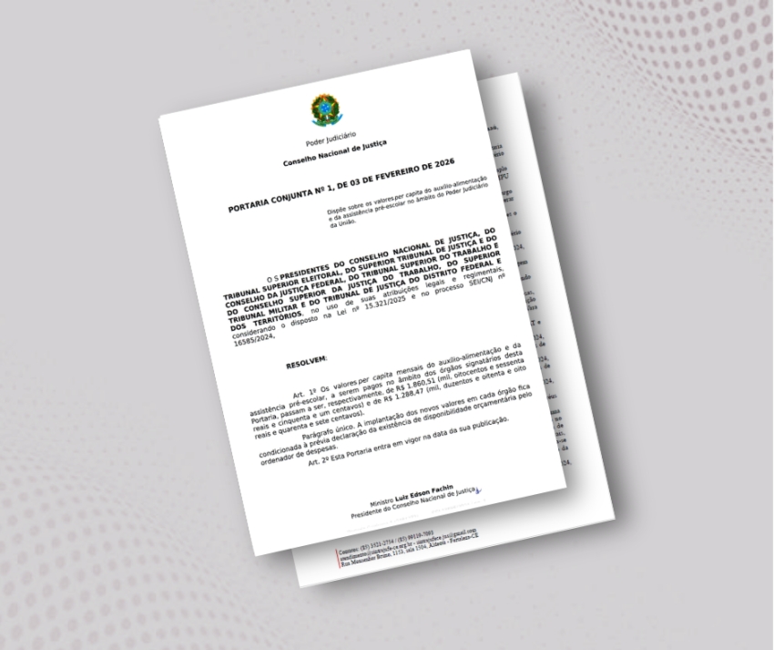 Portaria Conjunta nº 1/2026 é publicada e traz pequeno reajuste em benefícios