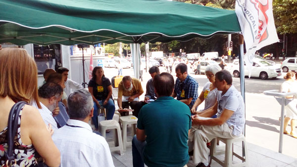 Sintrajud - Trabalhadores do Judiciário Federal de SP participam de atividades do Dia Nacional de Luta dos Servidores Públicos